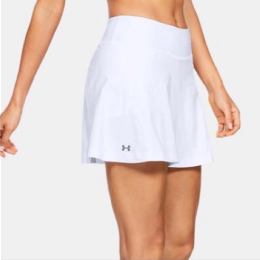 Under Armour White Tennis Center Court Skirt